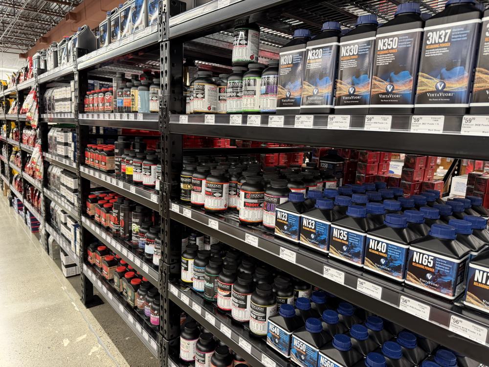 Reloading powder aisle