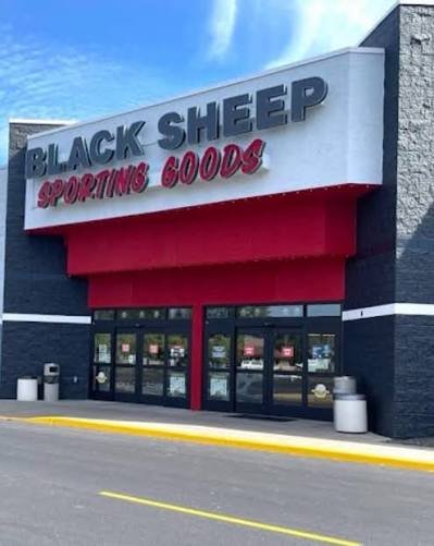 Black Sheep Sporting Goods storefront at Silver Lake Mall